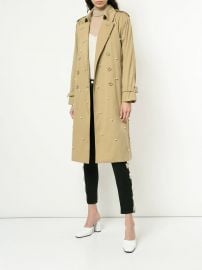 Embellished Trench Coat at Farfetch